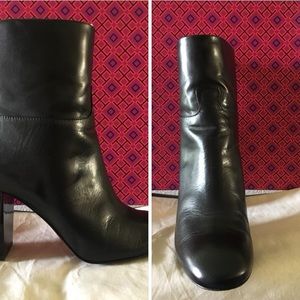 Tory Burch Devon Galleon Antique Leather Booties